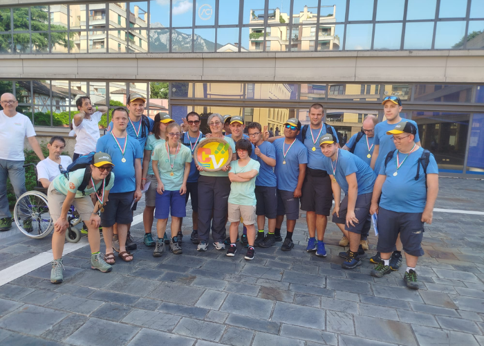 Franca Lafranconi e gli atleti