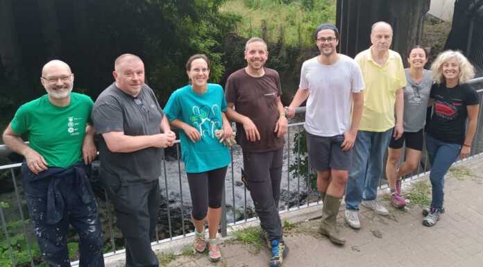 Officina Gerenzone ancora al lavoro, ripulita la zona sotto il ponte di via Oslavia