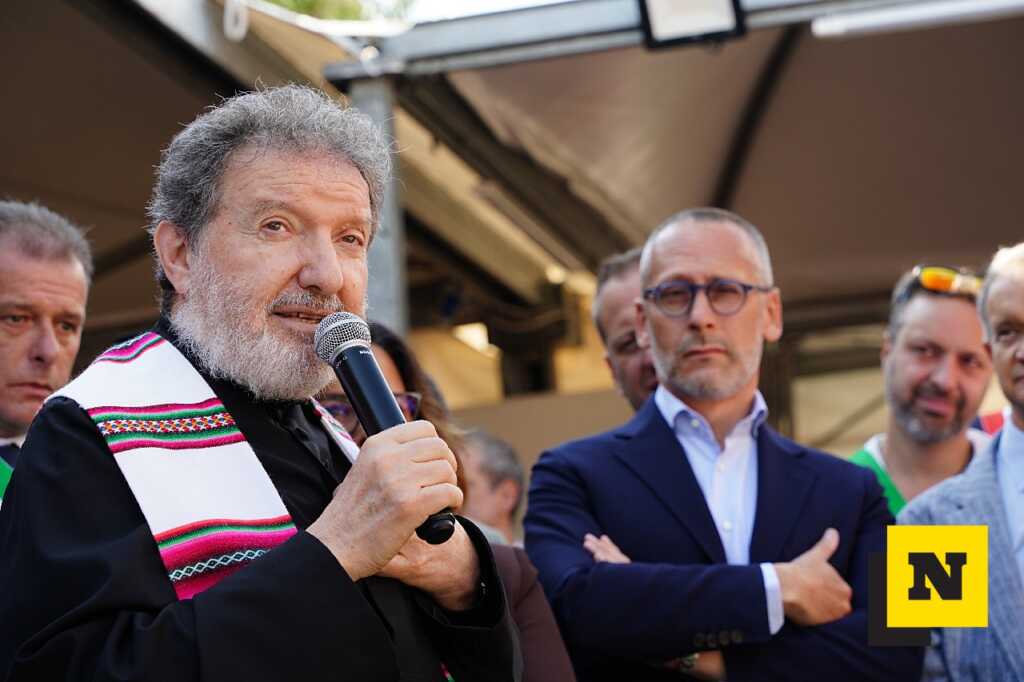 Inaugurazione Sagra delle Sagre 2025 don lucio galbiati