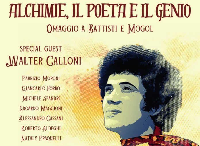 Locandina Alchimie omaggio a Battisti-Mogol