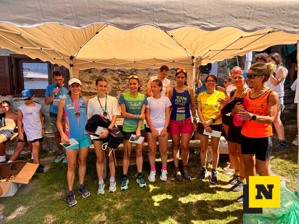 Premana Alpe Deleguaggio podio femminile