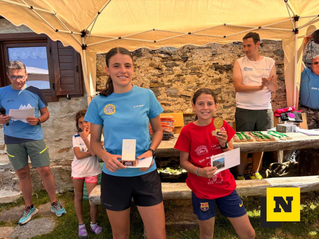 Premana Alpe Deleguaggio podio femminile Giovani