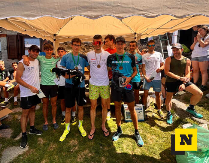 Premana Alpe Deleguaggio podio maschile Premana Alpe Deleguaggio podio maschile