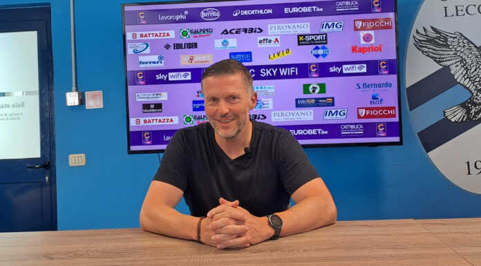 Serie C. Mister Valente: “I ragazzi hanno dimostrato grande cuore” Federico Valente, Calcio Lecco