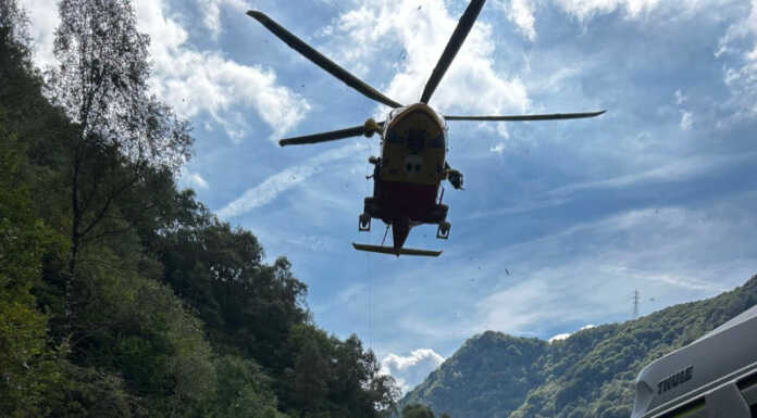 Malore in Val Biandino, soccorsa una persona di 73 anni