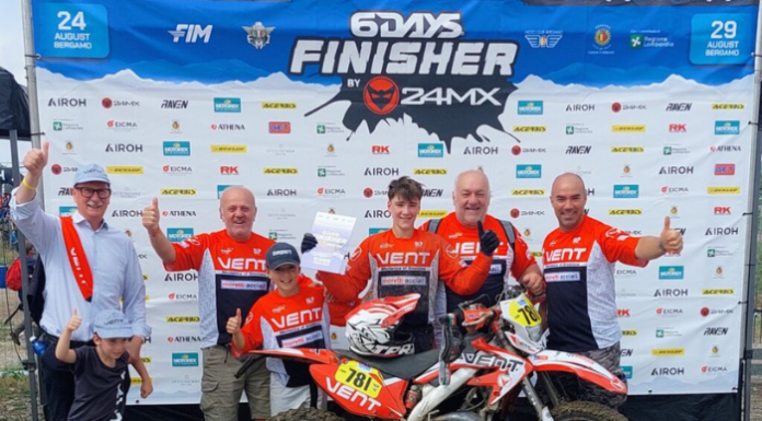 Mattia Cagnoni e la Vent 50 trionfano alla 6 Giorni Internazionale di Enduro