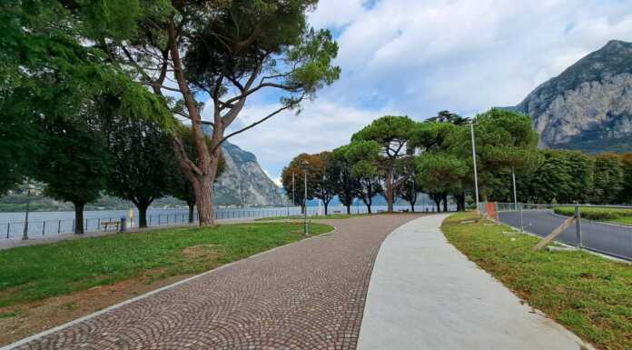 Nuovo lungolago, ad agosto riapre la passeggiata da piazza Stoppani