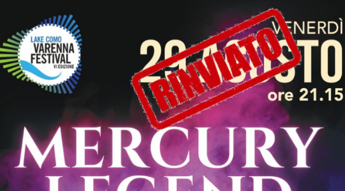 Varenna Festival. Rinviato per maltempo il concerto-tributo ai Queen concerto