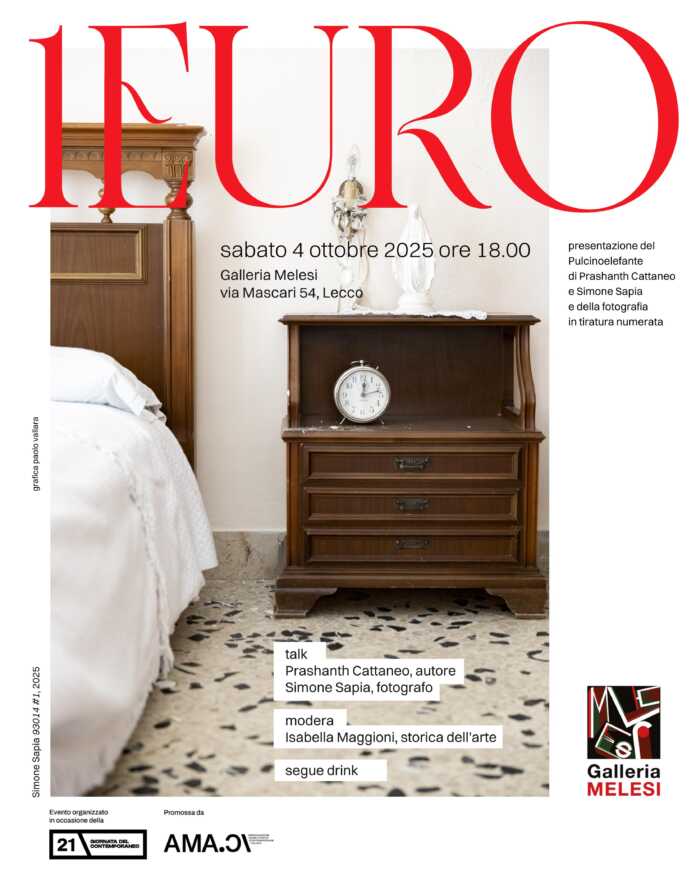 1EURO - Presentazione Pulcinoelefante pra e Sapia 4.10.2025 Galleria Melesi