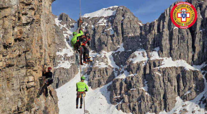 Soccorso alpino, concluso a Maslana il corso di specializzazione in parete soccorso alpino