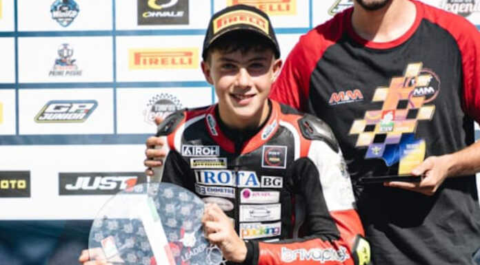 Moto. Alessandro Lora vince anche a Viterbo ed è primo in classifica al Civ Ohvale 190