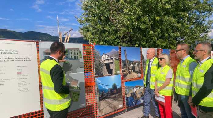 Ferrovia Milano-Tirano, sopralluogo tra i cantieri lecchesi in vista delle Olimpiadi Invernali 2026 Ferrovia Milano Tirano sopralluogo Lecco Abbadia Mandello Lierna Bellano