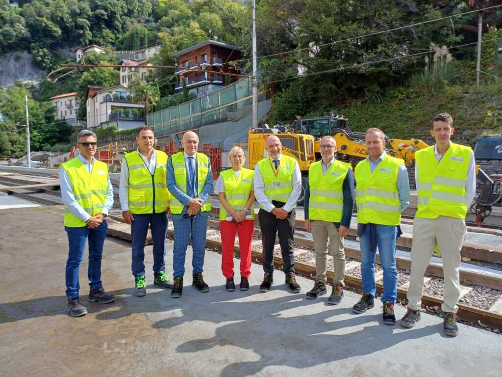 Ferrovia Milano Tirano sopralluogo Lecco Abbadia Mandello Lierna Bellano