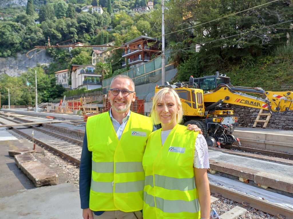 Il sottosegretario Piazza e l'assessore Terzi