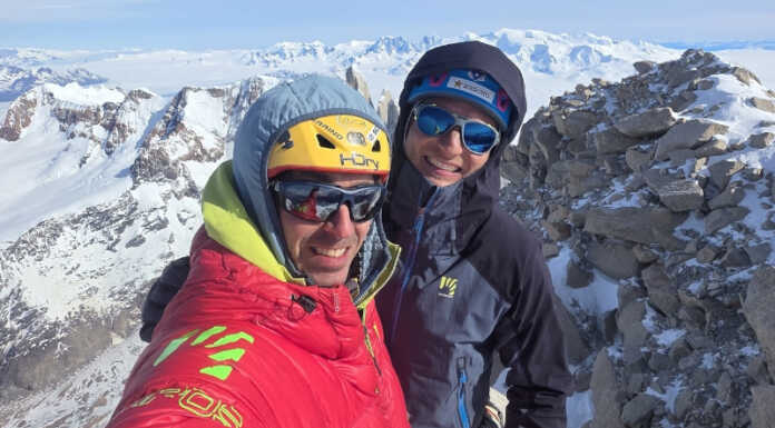 Fitz Roy. Prima invernale della via Casarotto per Della Bordella e Majori Matteo Della Bordella e Marco Majori al Fitz Roy