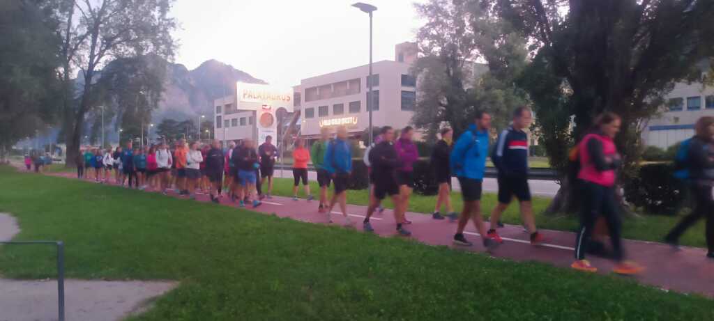 All'alba lungo Rivanella a Lecco