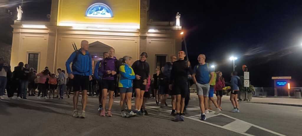 La partenza, ieri sera venerdì, da Premana