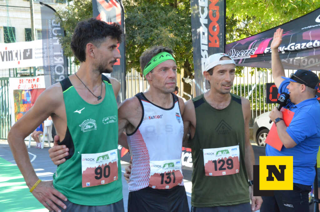 Runvinata 2025 Percorso Rosso podio maschile