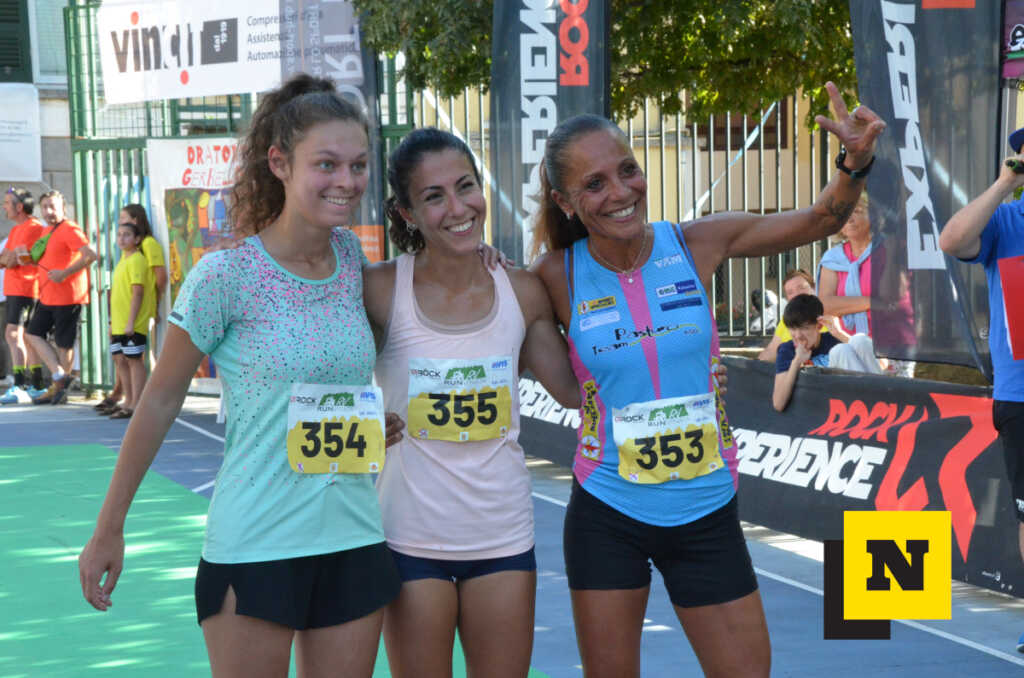 Runvinata 2025 Podio femminile Percorso Giallo