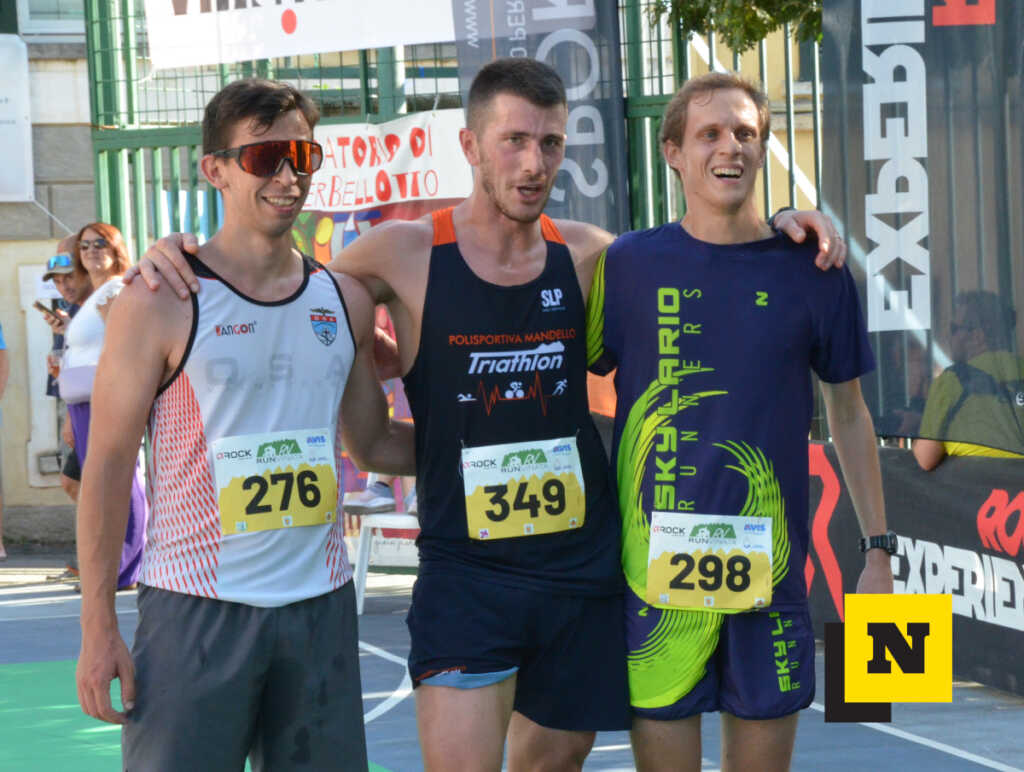 Runvinata 2025 podio maschile giallo