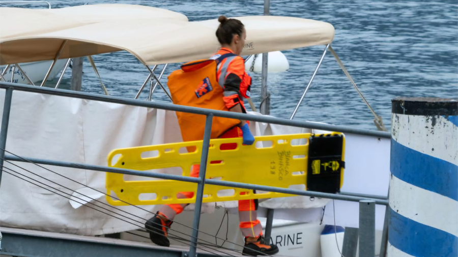 Operazione soccorso Guardia Costiera Bellagio