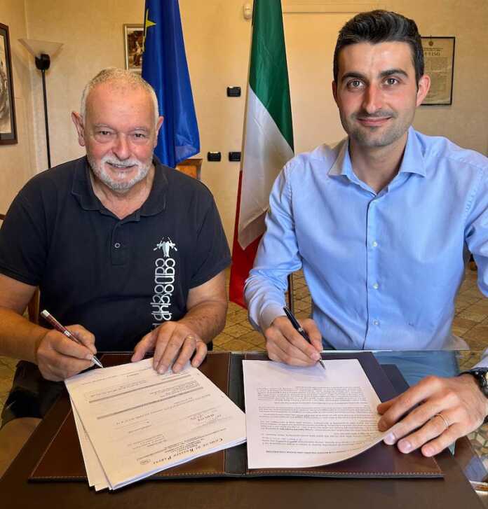 bosisio-firma convenzione canoa club convenzione canoa club bosisio