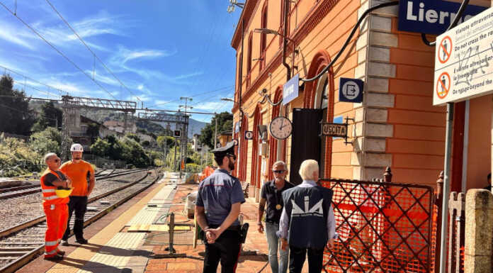 Milano-Cortina 2026: ispezione alla stazione di Lierna, controllati 24 lavoratori, 8 mezzi e 5 società