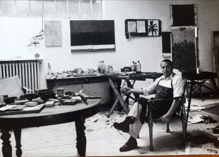 Lo studio di Ennio Morlotti a Colle Brianza