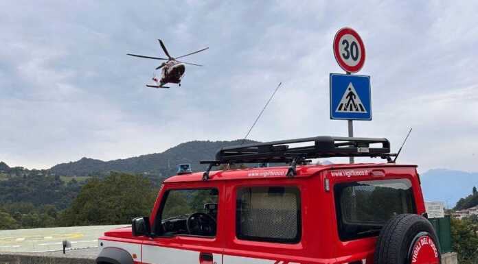 In difficoltà sulla Cresta Piancaformia, soccorsi due giovani elisoccorso piancaformia-vigili del fuoco