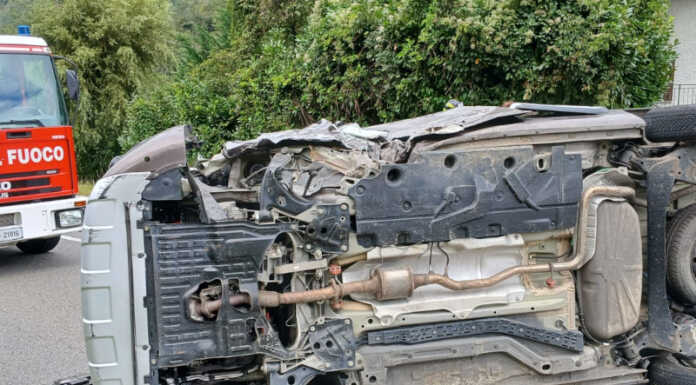Paura a Cortenova per un incidente tra tre auto sulla Provinciale