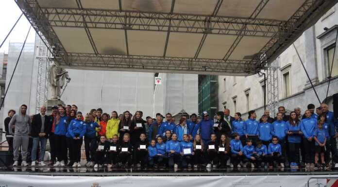 In Piazza Garibaldi premiati oltre 80 ‘Talenti Sportivi’ lecchesi