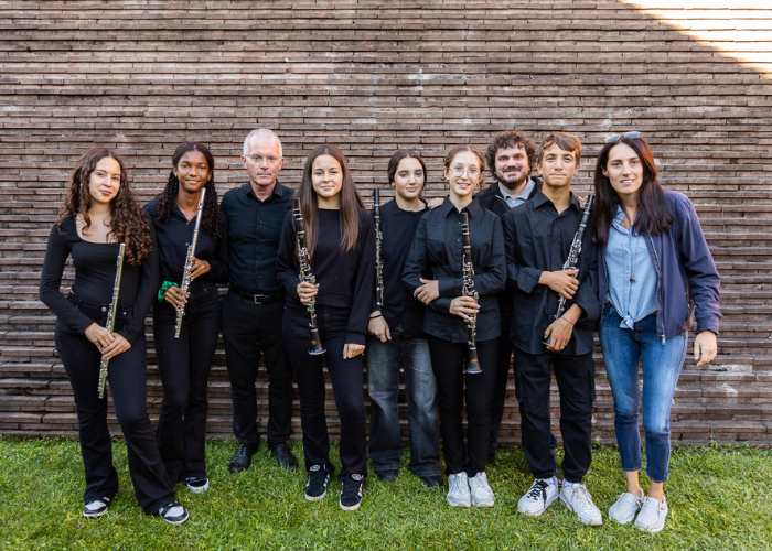 Gli Ischitani con Alberto Longhi, foto Riccardo Caldirola