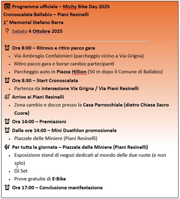 Il programma