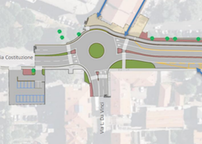 rotonda viale costituzione-progetto