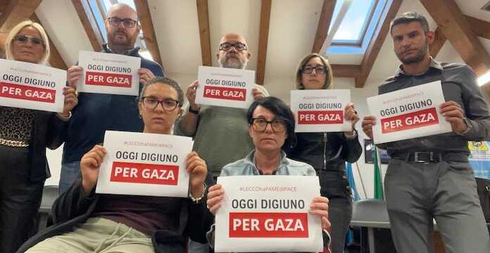 Dolzago aderisce alla staffetta di scioperi della fame per Gaza sciopero della fame-gaza-dolzago