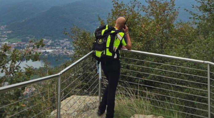 Vercurago. Smottamento e ricerca persona, intervento dei Vigili del Fuoco