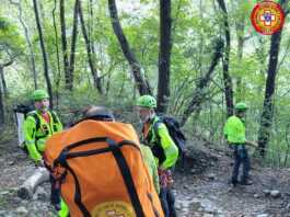 Civate, infortunio in montagna: soccorso alpino in azione