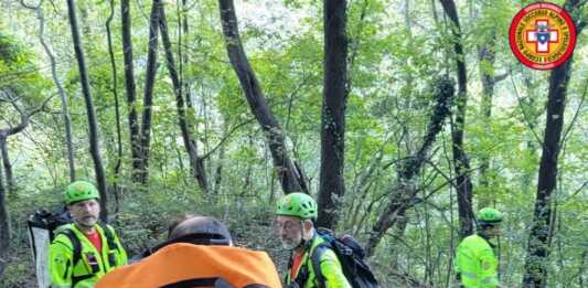 Civate, infortunio in montagna: soccorso alpino in azione