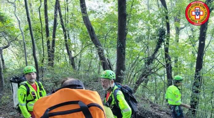 Infortunio sopra San Pietro al Monte, soccorso un escursionista di 53 anni
