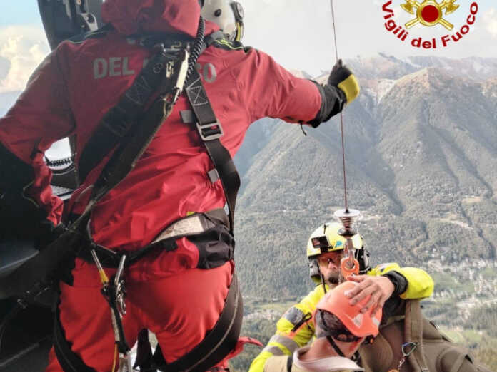 vigili del fuoco elicottero