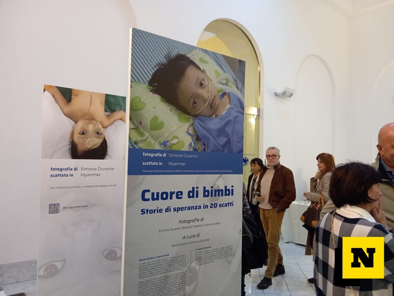 Cuore di bimbi mostra Confcommercio Lecco Mission Bambini