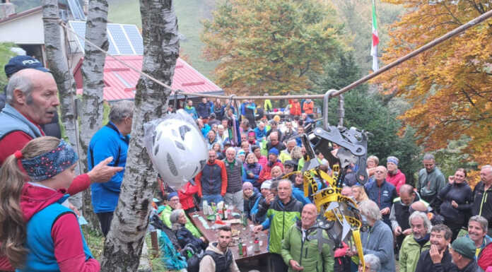 Cai Calolzio. In tanti alla tradizionale burollata al baitello del passo del Fò