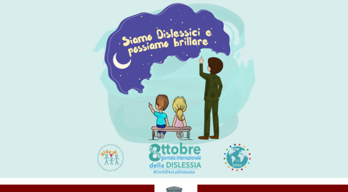 Mandello. Il Municipio si illumina per la Giornata Internazionale della Dislessia