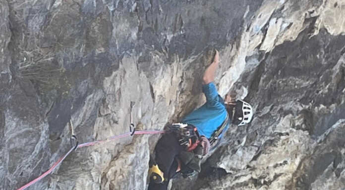 A due anni dall’apertura, Pietro Saggiante libera la via “Il Cliff di Schranz”