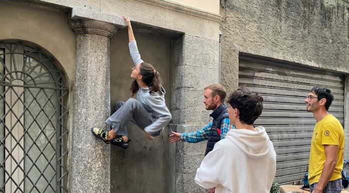 Lecco invasa dagli arrampicatori, in 150 per il Rampegamma Boulder Safari
