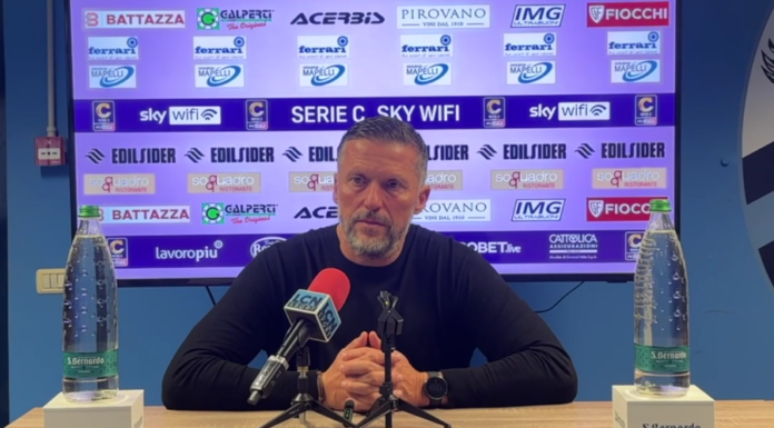Serie C. Mister Valente sulla sfida col Renate: “Dobbiamo rimetterci in carreggiata” Federico Valente, Calcio Lecco