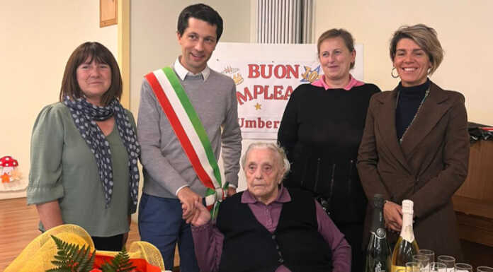 Rogeno festeggia i 102 anni della signora Umberta Rigamonti