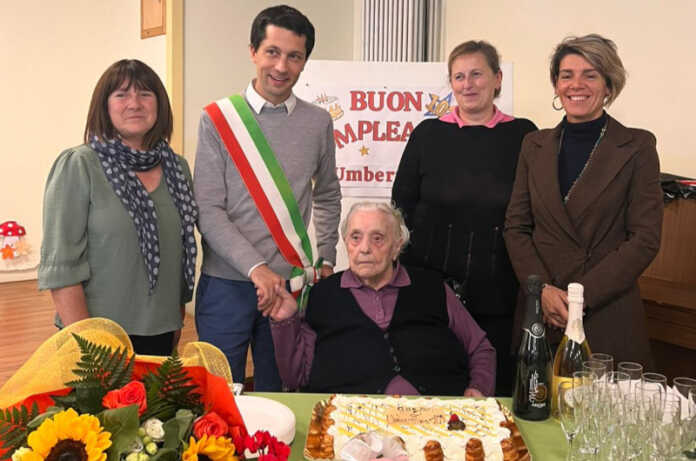 Umberta Rigamonti 102 anni Rogeno