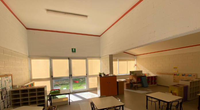 Ballabio. Nuove schermature solari alla Scuola dell’Infanzia “Pianeta Bimbi” Tende aula