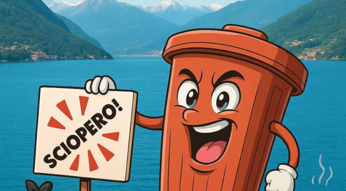 Colico, i cestini “vanno in sciopero”: l’ironia diventa arma contro l’inciviltà Cestini in sciopero